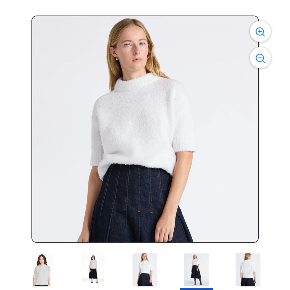 Women's White Sweater